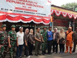 Bakti Teritorial Prima, Kodim 0504/JS Perbaiki Pos Kamling