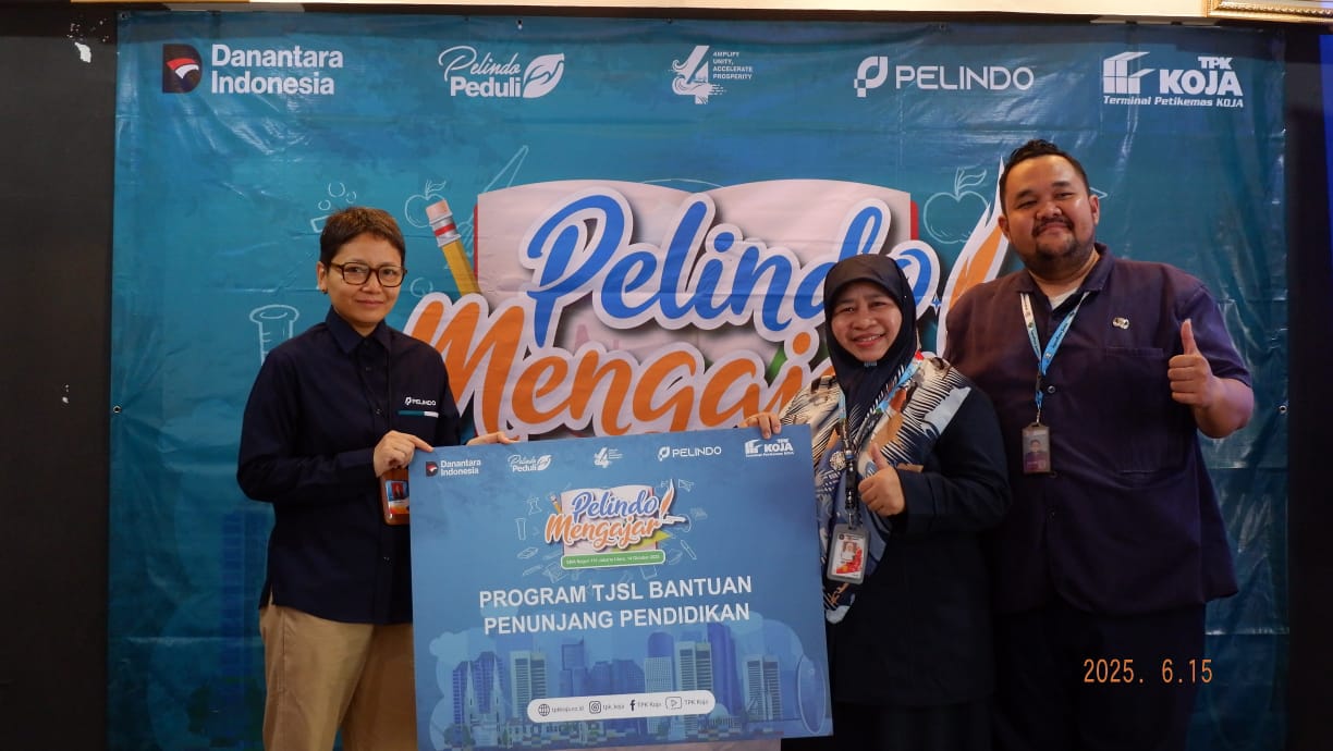 Dari Pelabuhan ke Sekolah: TPK Koja Tanamkan Semangat Membangun Negeri melalui Pelindo Mengajar