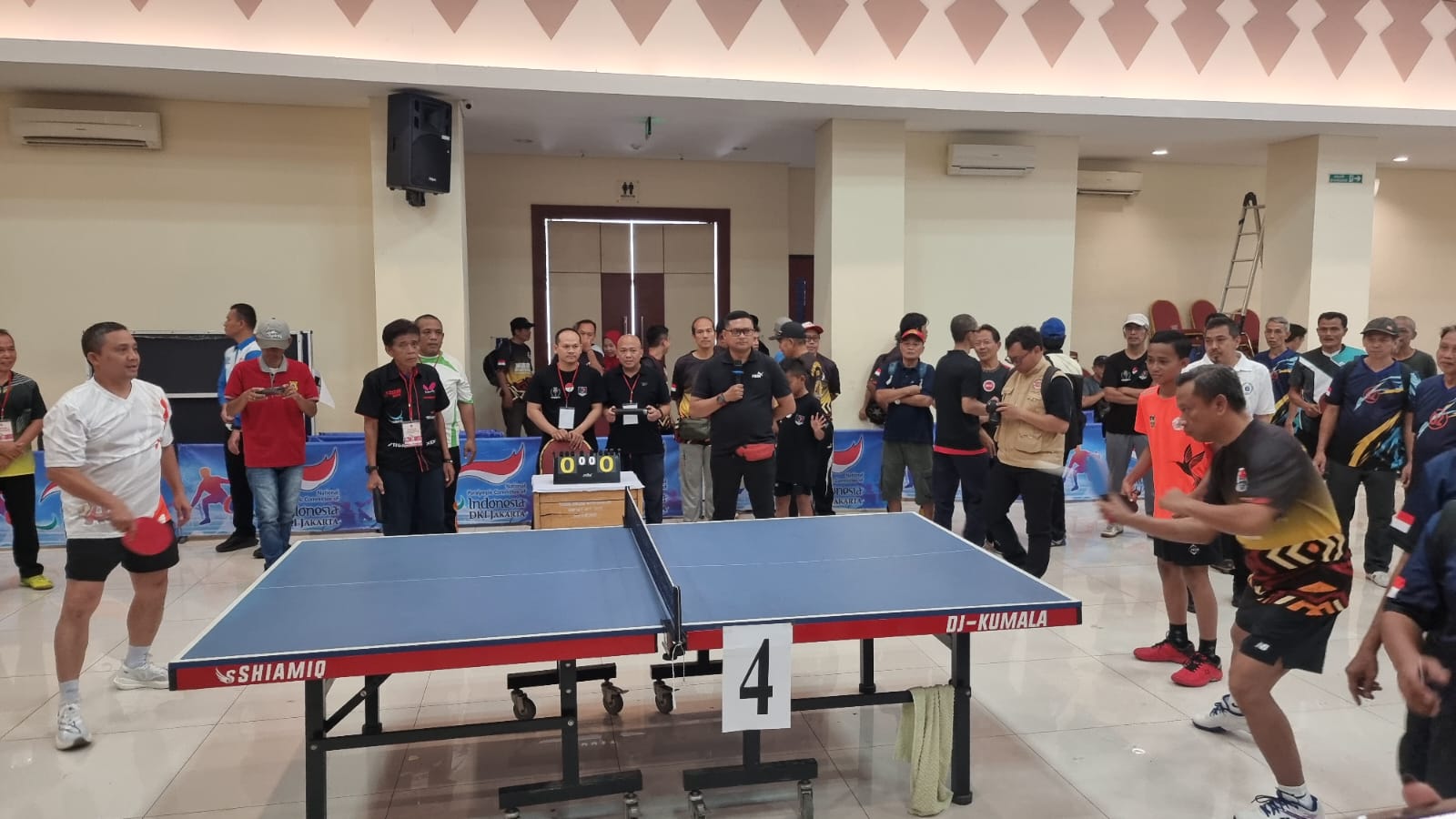 Perdana, Wali Kota Jakarta Timur Hadir di Turnamen Tenis Meja Matraman Cup 3