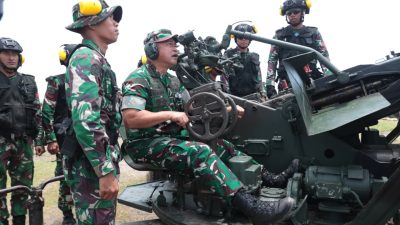 Kasad TNI AD Tinjau Latihan Arhanud Terintegrasi, Pastikan Kesiapan Alutsista