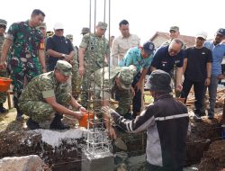 Koperasi Merah Putih Hadir di Depok, Wapang TNI Lakukan Peletakan Batu Pertama