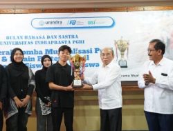 Semarak Penutupan Bulan Bahasa 2025: SMAS Malahayati Boyong Piala Bergilir Rektor Unindra