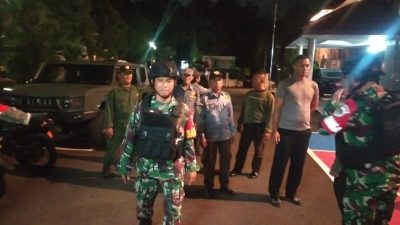 Cegah Kerawanan, Koramil 03/Sukmajaya Sisir Titik-Titik Vital di Cilodong dan Sukmajaya