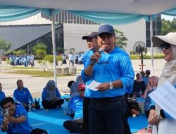 Meriahkan Puncak HUT KORPRI dan DWP Tingkat Depok 2025: di Awali Gerak Jalan World Walking Day, Senam dan Hiburan