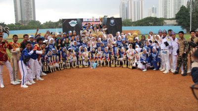 Marching Band Gemuruh Swara Palapa Sumsel Raih Piala Kemenpora dan Piala Bergilir IOMSDCC 2025