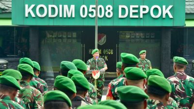 Kodim 0508/Depok Gelar Apel Pasukan Pengamanan Natal 2025 dan Tahun Baru 2026