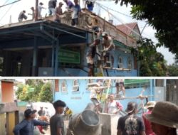 Jaga Silaturahmi, Warga RW 002 Kelurahan Beji Gotong Royong Bangun Mushola Nurul Huda Swadaya Sendiri