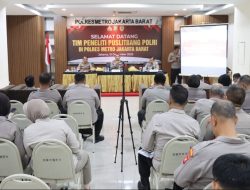 Puslitbang Polri Serap Aspirasi di Polres Metro Jakarta Barat