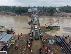 Jembatan Bailey Kutablang Rampung, Akses Medan–Banda Aceh Pulih