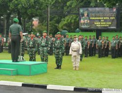 Kasdim 0508/Depok Pimpin Upacara 17-an, Amanat Panglima TNI Dibacakan