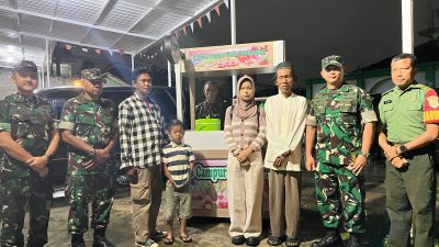 Pedagang Es Gabus Terima Bantuan Gerobak dari Kodim 0501/JP