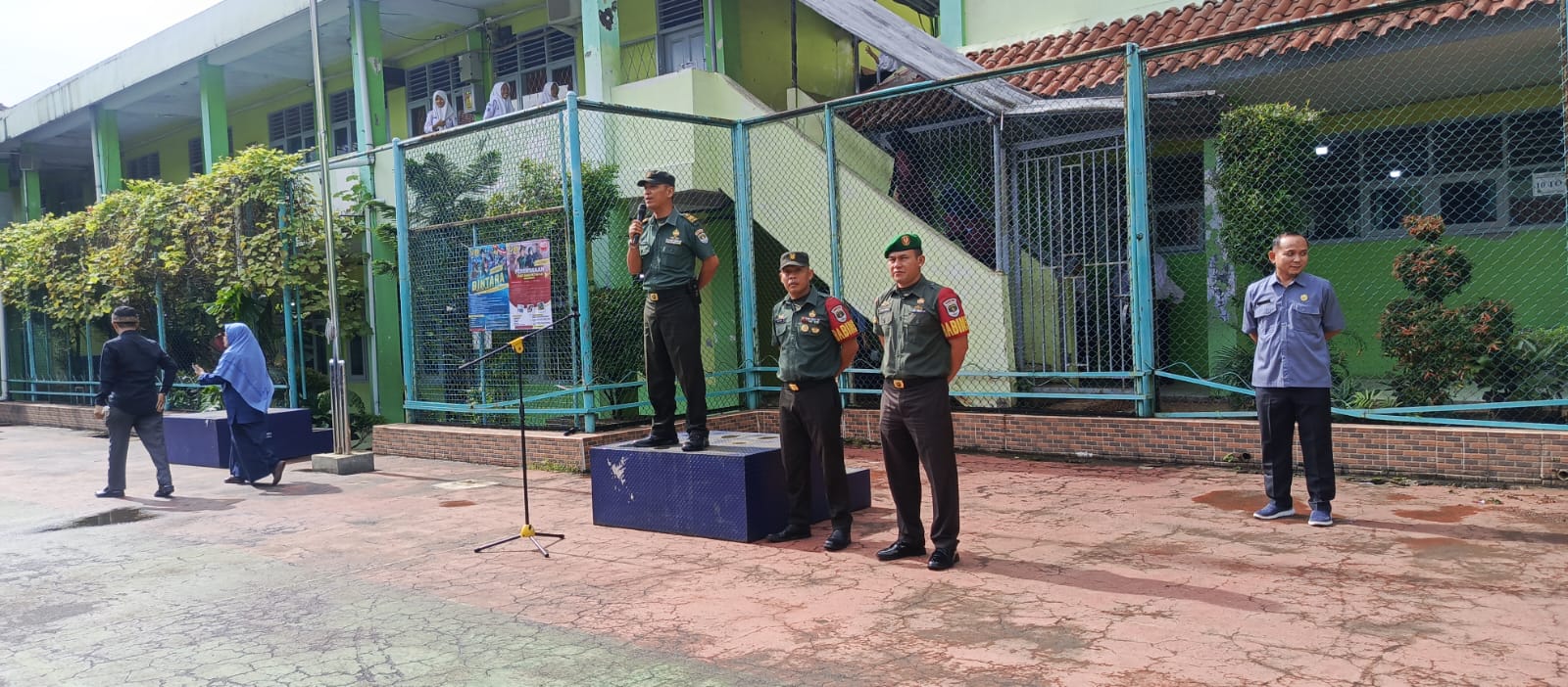 Koramil 06/Cimanggis Sosialisasikan Rekrutmen Prajurit TNI AD 2026 di SMKN 1 Depok