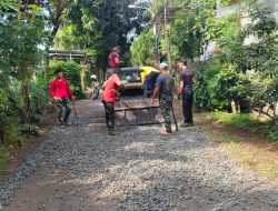 TMMD Ke-127 Depok Bergerak Cepat, Pengerasan Jalan dan RTLH Mulai Tunjukkan Hasil