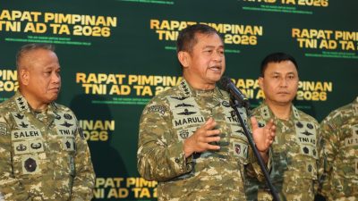 Rapim TNI AD 2026 Perkuat Sinergi Nasional dan Akselerasi Program Prioritas Pemerintah