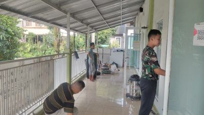 Kepedulian Sosial TMMD, Mushala di Gardenia Dibersihkan Bersama