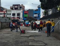Sempat Bikin Waswas, Lubang di Akses Terminal Margonda Kini Ditambal