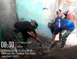 Progres RTLH Capai 41 Persen, TMMD Kodim Depok Terus Bergerak