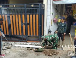 Genangan Dipukul Mundur, Drainase 200 Meter Jadi Senjata TMMD 127