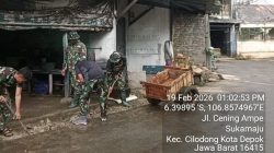 Di Tengah Hujan, TMMD Bangun Harapan Lewat Drainase