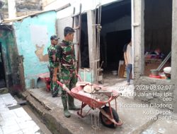 H+10 TMMD Ke-127, Renovasi Tiga RTLH di Sukamaju Capai 50 Persen