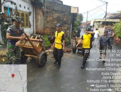 Cegah Genangan, Satgas TMMD Kodim Depok Kebuti Drainase 200 Meter