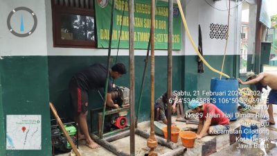Demi Kenyamanan Belajar, TMMD Hadirkan Sumur Bor di MI Darul Falah II