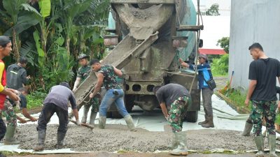 Kapten Irwanto: Target Harian Dikejar, Jalan Gardenia 57 Persen Rampung