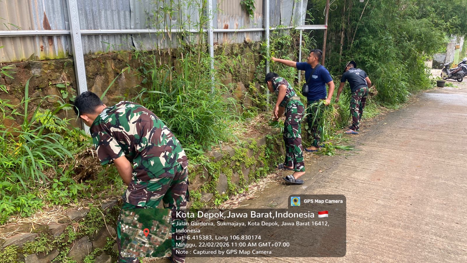 Semangat Gotong Royong Warnai Pembersihan Lingkungan, H+12 TMMD 2026