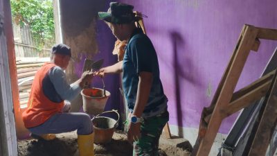 Rumah Ibu Murdiana Direhab Satgas TMMD, Harapan Hidup Lebih Layak