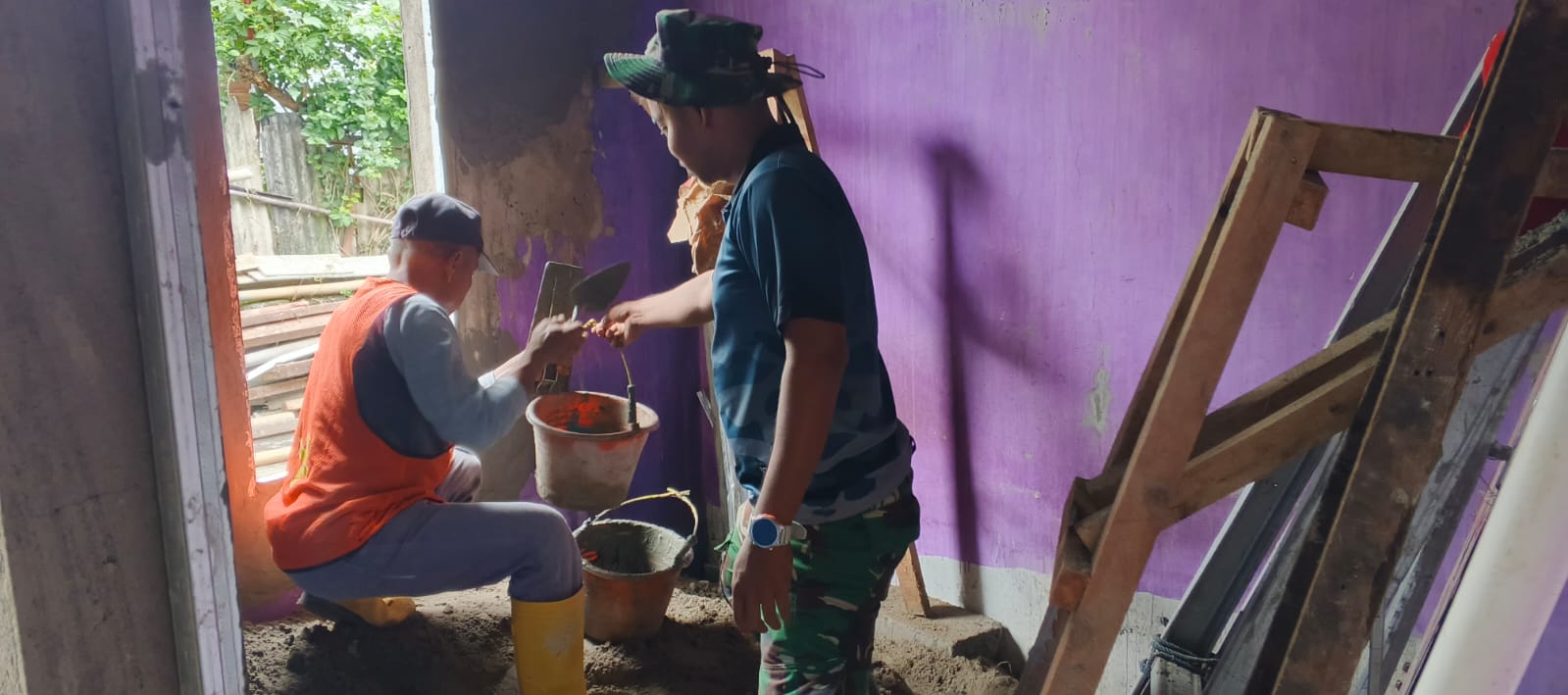 Rumah Ibu Murdiana Direhab Satgas TMMD, Harapan Hidup Lebih Layak