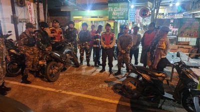 Sinergi TNI-Polri dan Mitra Jaya, Patroli Maung Jaga Malam Beji Tetap Kondusif