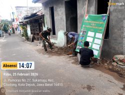 TMMD Depok Percepat Renovasi Rumah Tidak Layak Huni di H+15