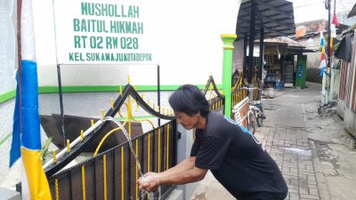 Sumur Bor di Sekolah dan Mushalla Hampir Rampung, Satgas TMMD Depok Pastikan Tepat Waktu