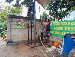 Pembangunan Sumur Bor TMMD ke-127 di Sukamaju Capai 73 Persen