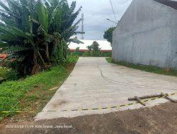 Sinergi TNI–Polri dan Warga, Jalan Lingkungan di Sukamaju Depok Tuntas 100 Persen