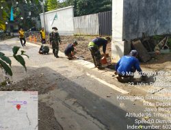 Drainase Lingkungan Warga Dibangun Lewat TMMD ke-127 Depok