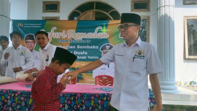 Kadin Bangkalan Tebar Kepedulian di Ramadan, Ratusan Yatim dan Duafa Terima Santunan