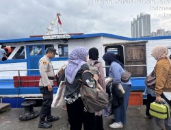 Polres Priok, Pengamanan dan Pelayanan Wisatawan di Dermaga Kali Adem Berjalan Lancar dan Kondusif