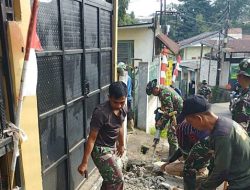 TMMD Ke-127 Depok Bangun Drainase 200 Meter, Progres 82 Persen