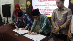 Lindungi Aset Rumah Ibadah, BPN–Kemenag Palangka Raya Teken Kerja Sama