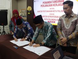 Lindungi Aset Rumah Ibadah, BPN–Kemenag Palangka Raya Teken Kerja Sama