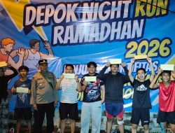 Semarak Ramadan, Polsek Cinere dan Kecamatan Limo Gelar Depok Night Run 2026