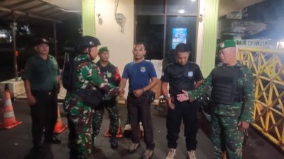 Koramil 06/Cimanggis Pimpin Patroli Gabungan, Wilayah Cimanggis–Tapos Aman Kondusif