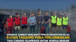 Rutan Tanjung Pura Manfaatkan Pekan Olahraga untuk Perkuat Pembinaan Warga Binaan di HBP 2026