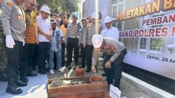 Kapolda Metro Jaya Letakkan Batu Pertama Mako Polres Depok, Ini Pesannya