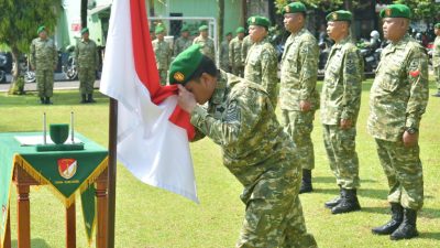 Kodim 0508/Depok Gelar Kenaikan Pangkat dan Halal Bihalal, 15 Personel Naik Pangkat