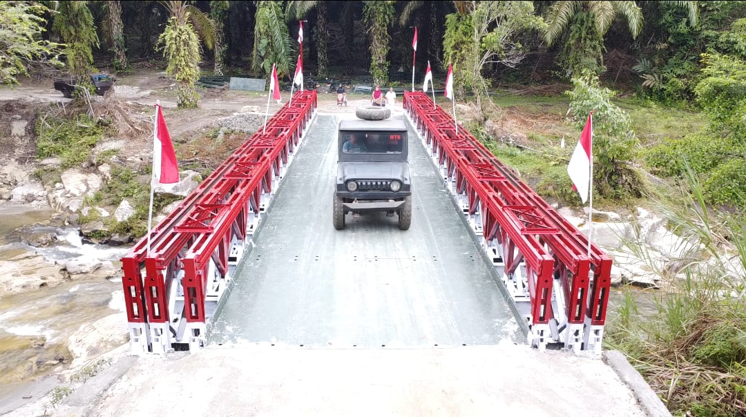 Jembatan Dolok Maraja Rampung, Akses Warga Kembali Lancar