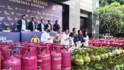 Polda Metro Bongkar Sindikat Oplosan LPG 3 Kg, 11 Orang Ditangkap