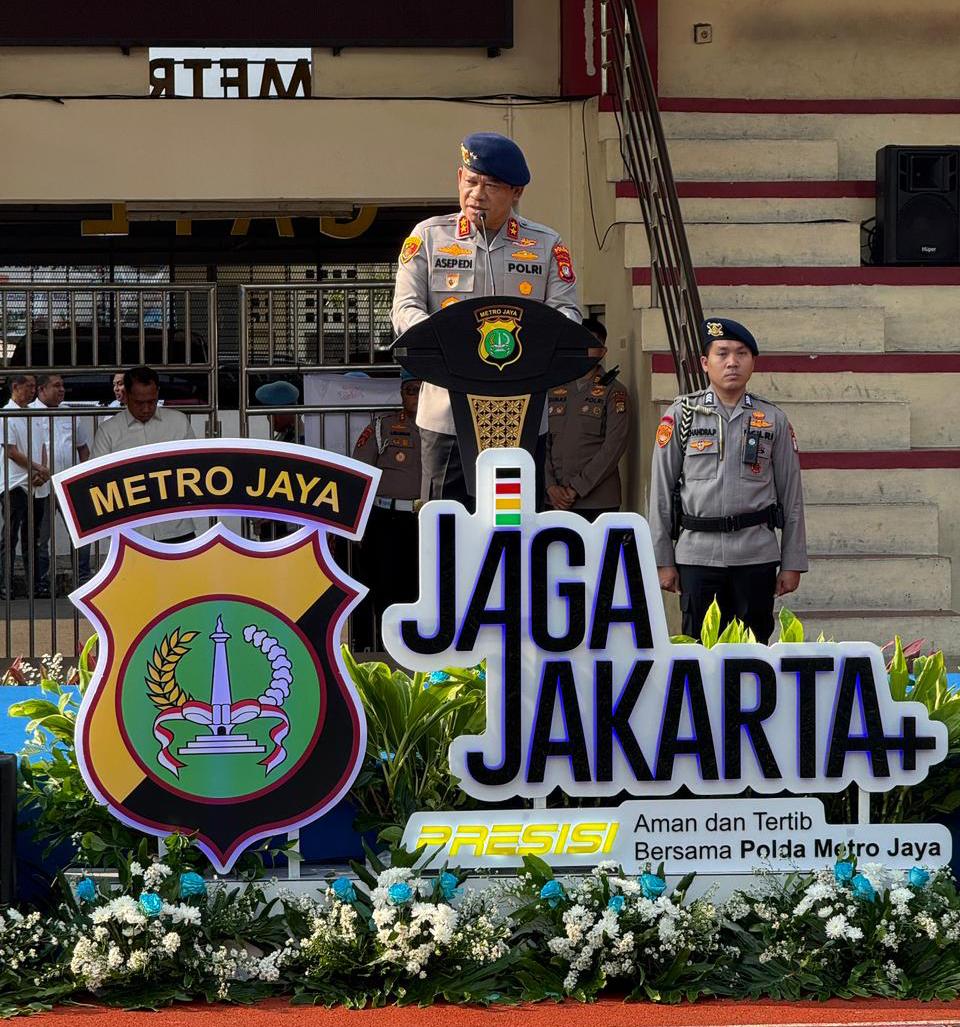 Kapolda Metro Jaya Pimpin Apel 2.098 Personel Brimob, Tekankan Humanis dan Profesional