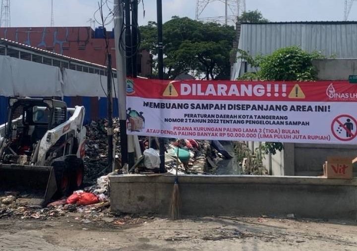 Pemkot Tangerang Tertibkan TPS Liar di Karang Timur, Lingkungan Kembali Bersih
